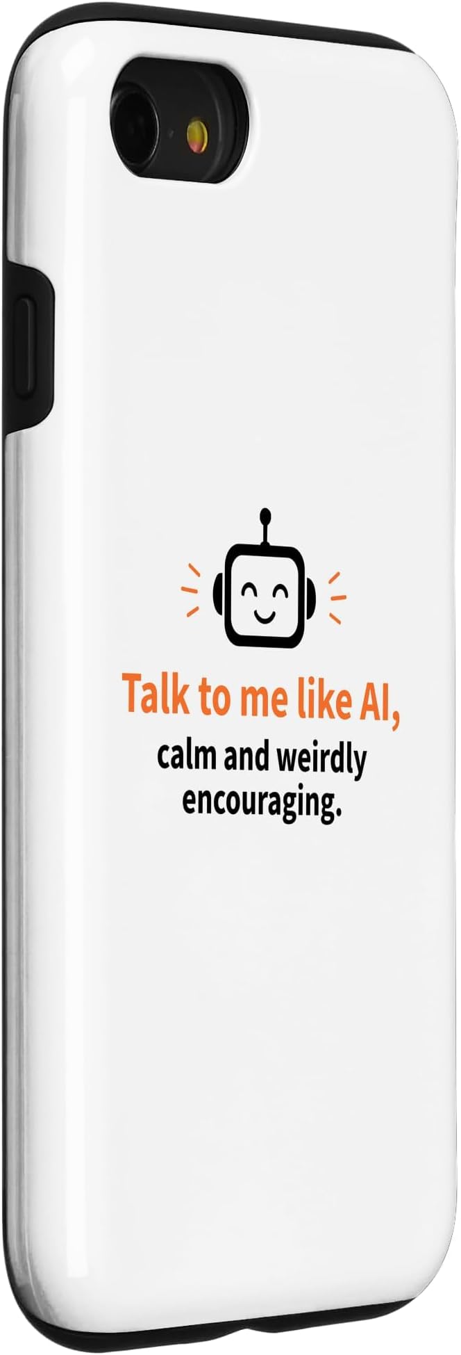 AI Robot Calm Encouraging Tech Support Case for iPhone SE (2020) / 7/8 - Image 3