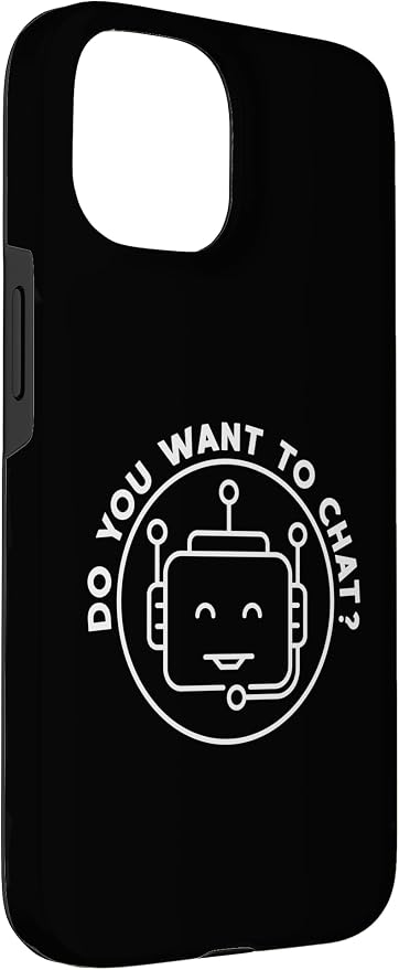 Chatbot - Do You Want To Chat? AI and ML Geek Case for iPhone 15 - Image 3