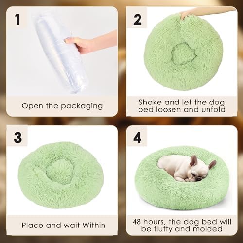 Dog Beds Large Sized Dog and Cats, 32in Pet Beds for Large Pet (Green) - Image 6