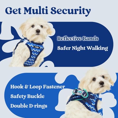 rabbitgoo Step-in Small Dog Harness, Puppy Vest for Small Medium Sized Pet - Image 7