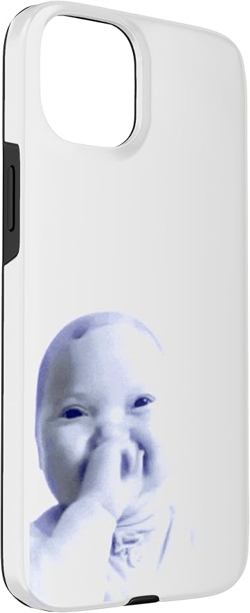 AI Baby Holding Laugh Meme Case for iPhone 15 Plus - Image 3