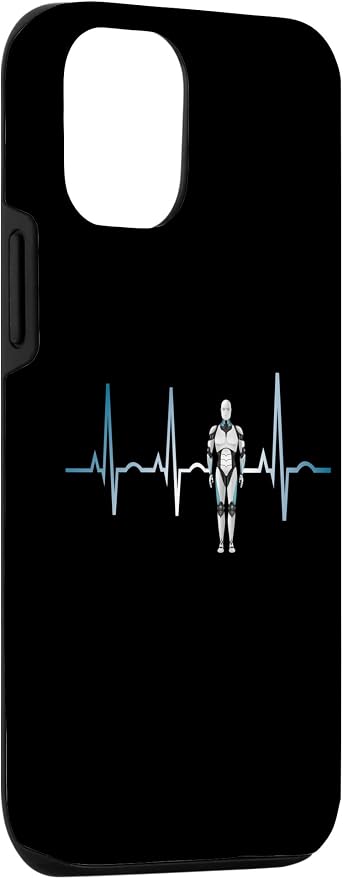 iPhone 15 Ai Heartbeat Love Ai EKG Heart Funny Idea for Ai lover Case - Image 3