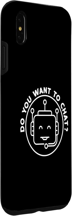 Chatbot - Do You Want To Chat? AI and ML Geek Case for iPhone XS Max - Image 3