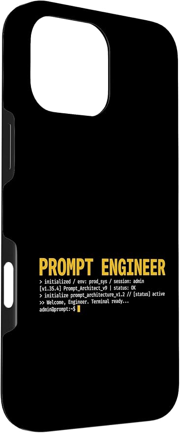 Prompt Engineer Terminal Screen AI Developer Software Coder Case for iPhone 16 Pro Max - Image 3