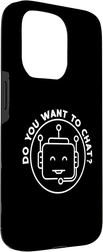 Chatbot - Do You Want To Chat? AI and ML Geek Case for iPhone 15 Pro - Image 3