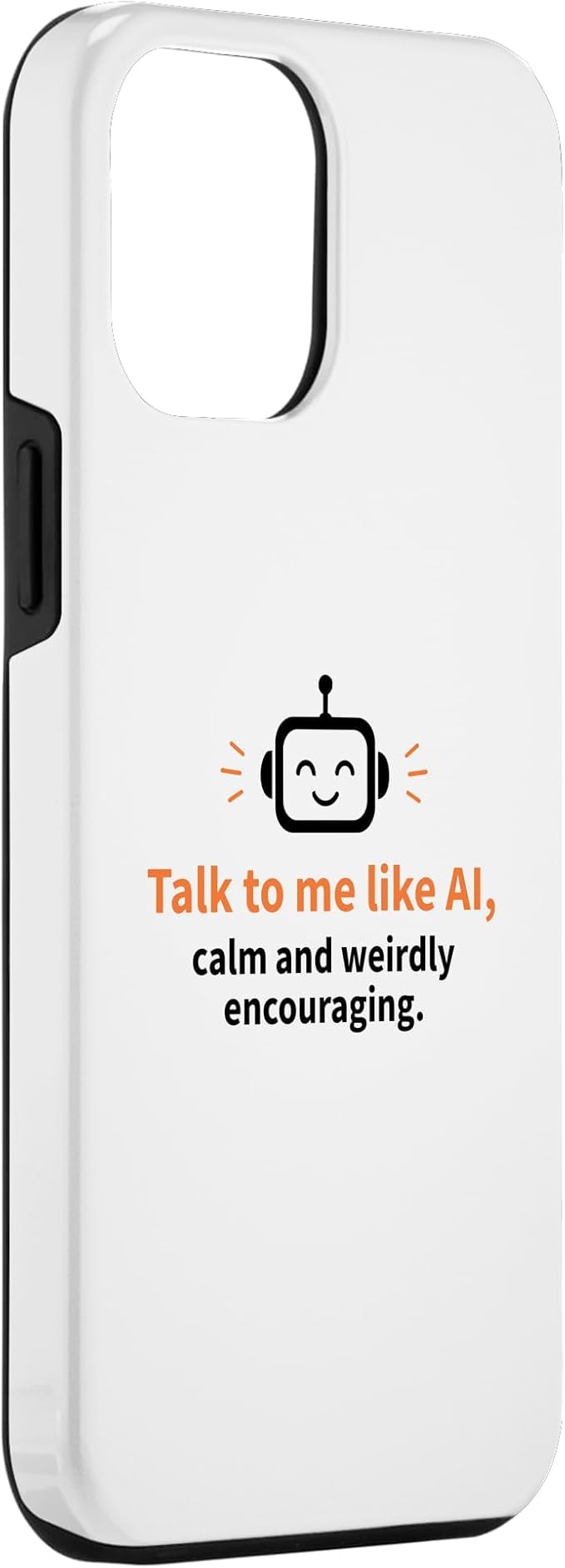 AI Robot Calm Encouraging Tech Support Case for iPhone 12 Pro Max - Image 3