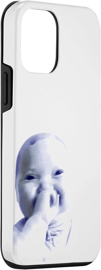 AI Baby Holding Laugh Meme Case for iPhone 12 mini - Image 3