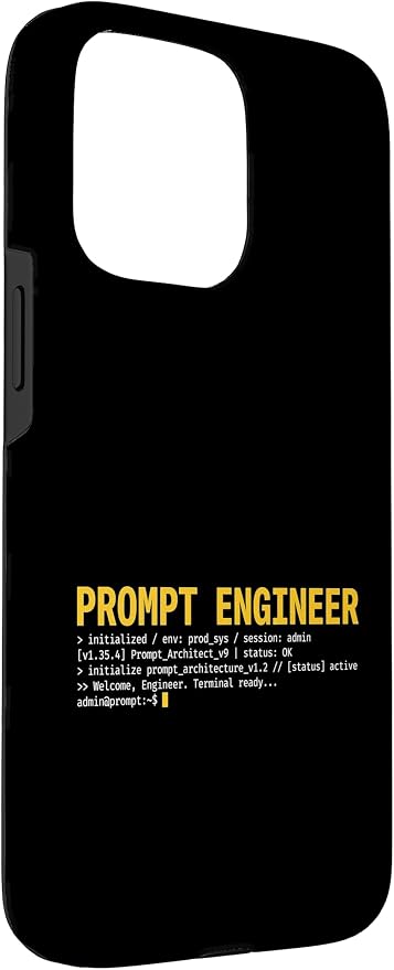 Prompt Engineer Terminal Screen AI Developer Software Coder Case for iPhone 15 Pro Max - Image 3