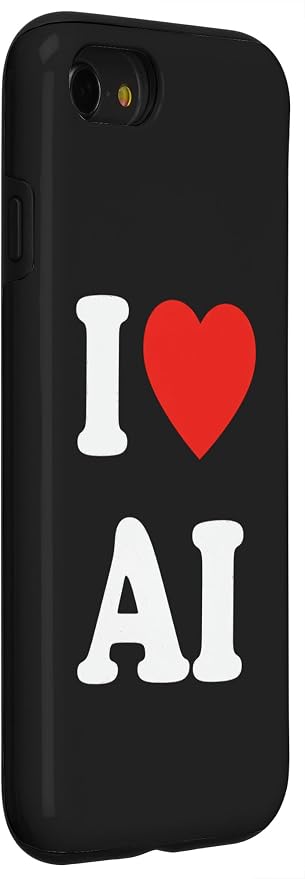 I AI Stem Lover AI Tech Enthusiast Case for iPhone SE (2020) / 7/8 - Image 3