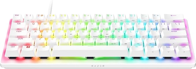 Razer Huntsman V3 Pro Mini 60% Esports Gaming Keyboard, White | Analog Optical Switches, Razer Snap Tap, Rapid Trigger, Adjustable Actuation, Dual-Purpose Mod Keys, Doubleshot PBT Keycaps - Image 12