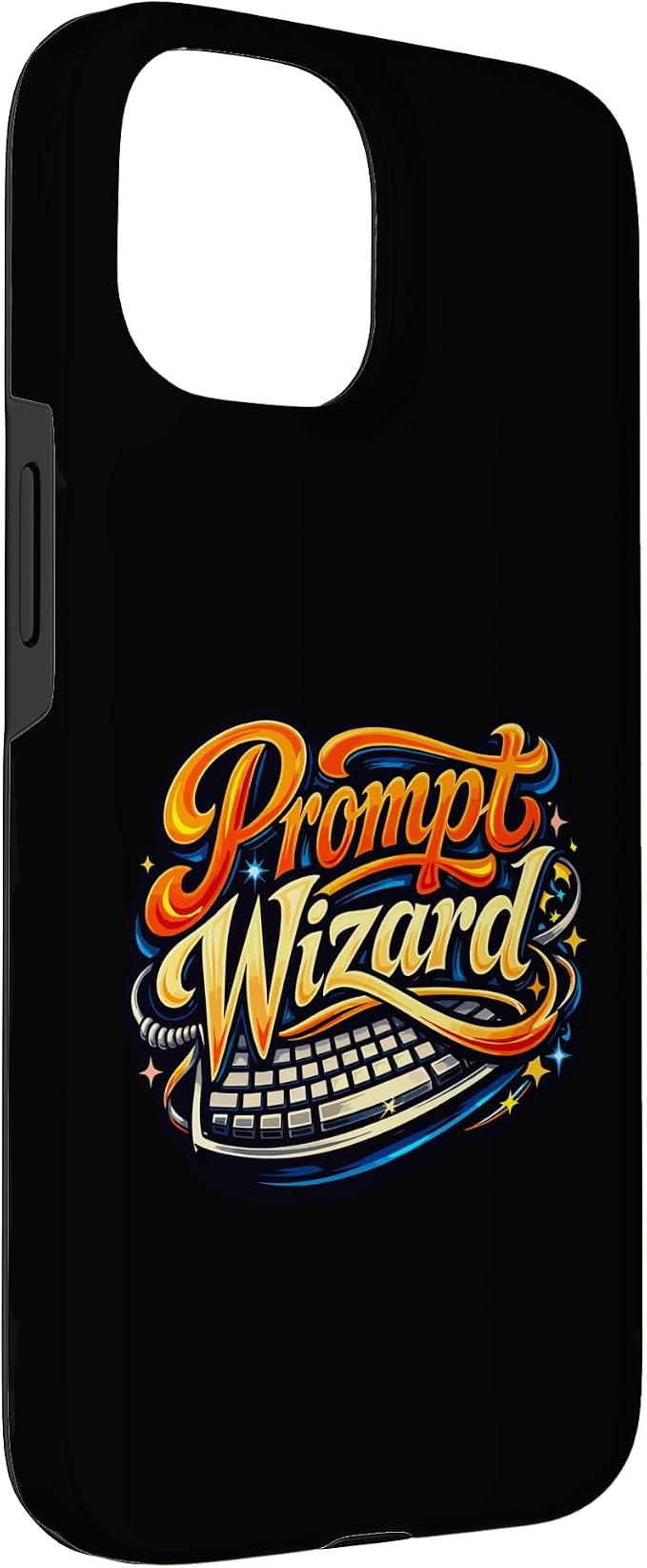 Prompt Wizard AI Retro Keyboard Case for iPhone 15 - Image 3