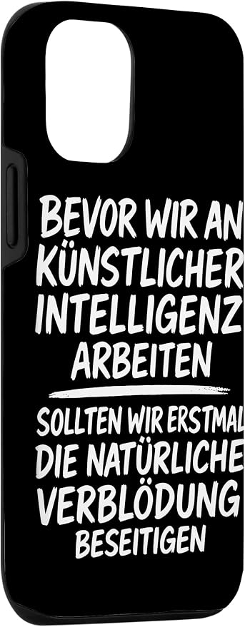 Fix Stupidity First – AI Can Wait Case for iPhone 12/12 Pro - Image 3