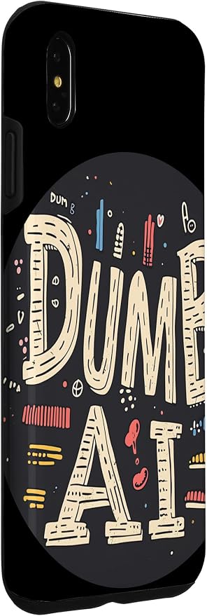 iPhone XS Max Dumb AI Stamp Costume Case - Image 3