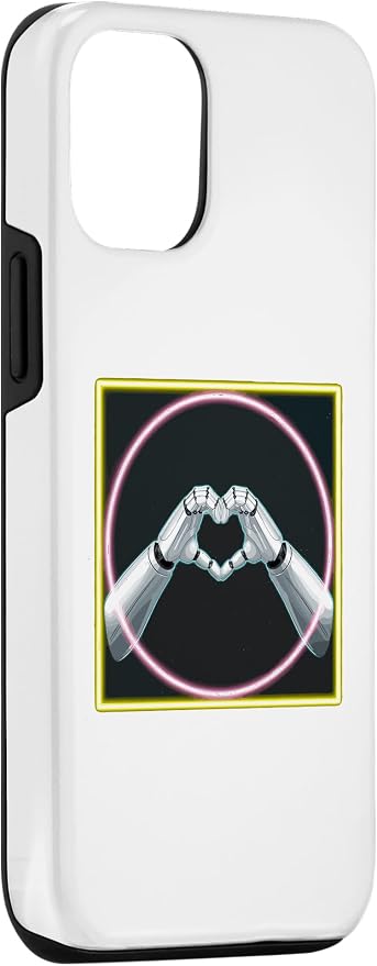 iPhone 14 Hand Heart AI Robot | Hands Robot Shirt Case - Image 3