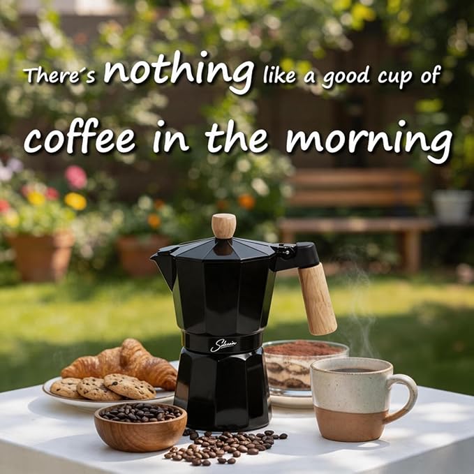 12 Cup Stovetop Espresso Maker Italian Moka Pot, Stove Top Cuban Coffee Maker, Greca Mocha Pot(Premium+, 20 oz/600ml) - Image 7