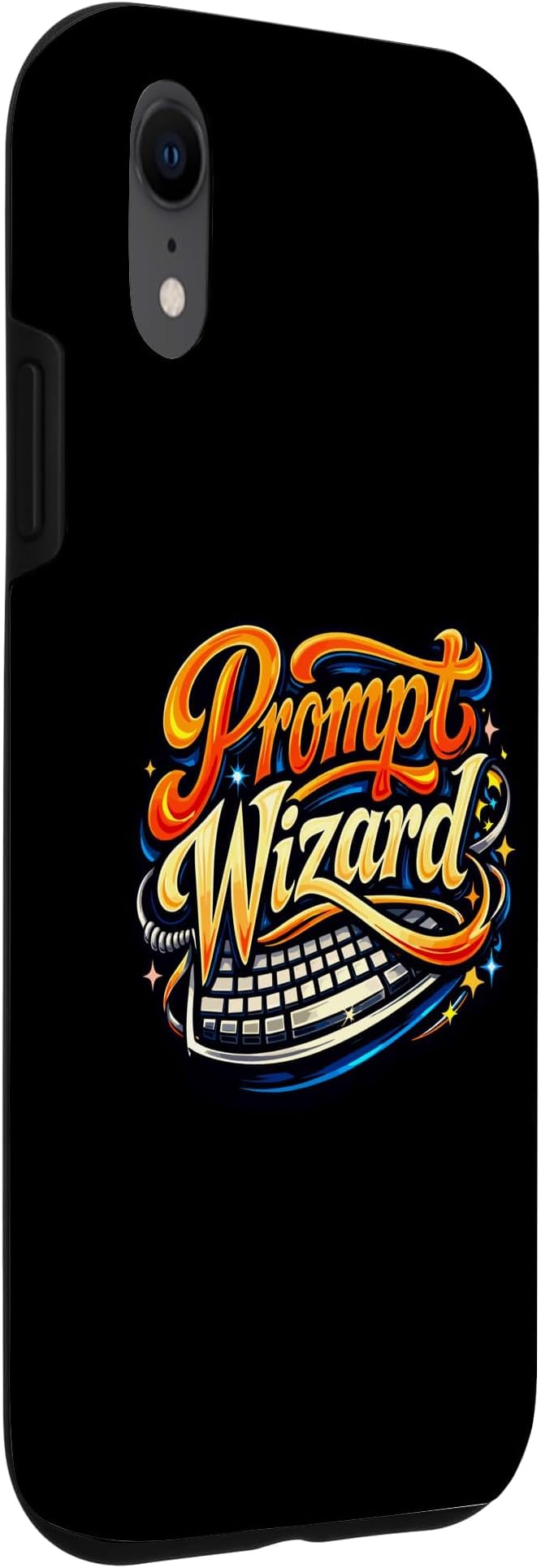 Prompt Wizard AI Retro Keyboard Case for iPhone XR - Image 3