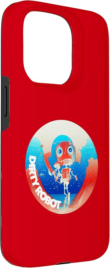 Dirty Robot my computer friend brand AI computing code cobot Case for iPhone 15 Pro - Image 3