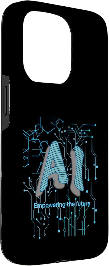 AI Circuit Board Tech Design for programmers & Engineers Case for iPhone 15 Pro - Image 3
