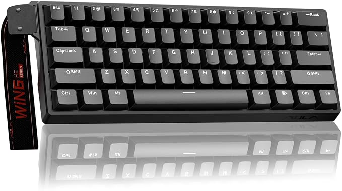 Aula WIN60 HE - 60% Mechanical Gaming Keyboard Wired, Magnetic Switch Hot Swappable, Adjustable Actuation Rapid Trigger Mode, 8000 Hz Polling Rate, RGB Small Keyboard 60 Percent Compact Design for PC - Image 9