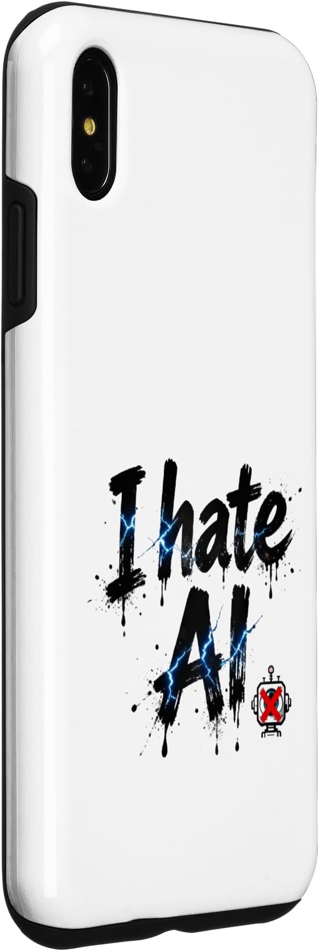 I Hate Ai Case for iPhone Xs Max - Image 3