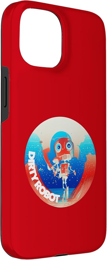Dirty Robot my computer friend brand AI computing code cobot Case for iPhone 15 - Image 3