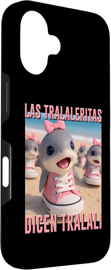 Trendy Internet Meme Tralaleritas Dicen Tralali AI Generated Case for iPhone 16 - Image 3