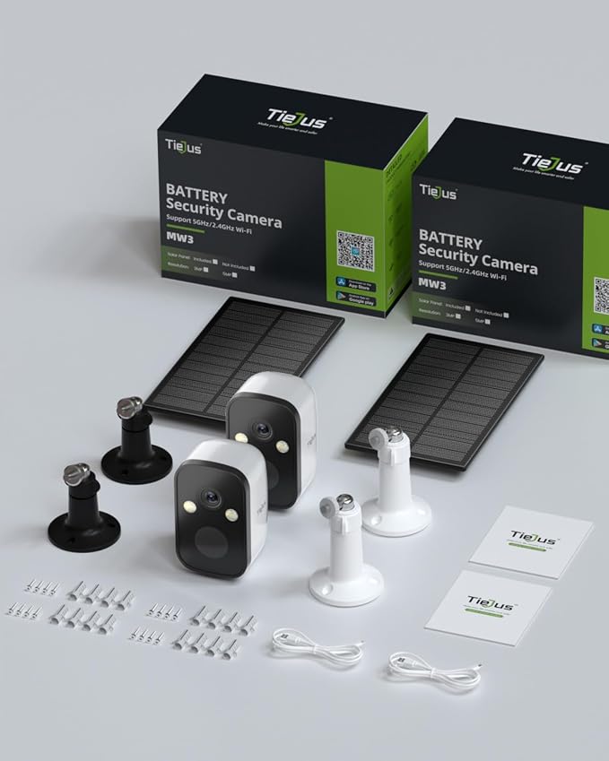 2-Pack 2K 5G Solar Security Cameras Wireless Outdoor for Home | 2-Pack Home Security Camera, 100% Wire-Free Installation, 2-Way Real-Time Talk, Instant App Notifications, All-Weather Usages - Image 9