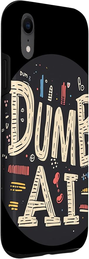 iPhone XR Dumb AI Stamp Costume Case - Image 3