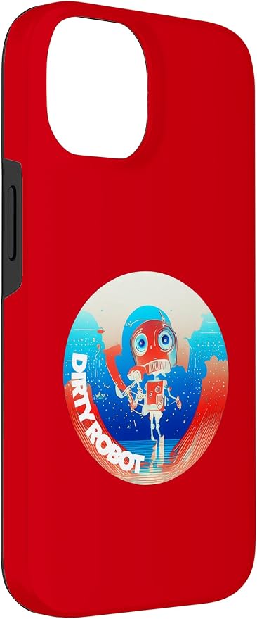 Dirty Robot my computer friend brand AI computing code cobot Case for iPhone 14 - Image 3