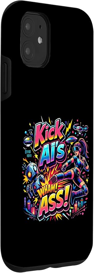 Tech Human vs AI Case for iPhone 11 - Image 3