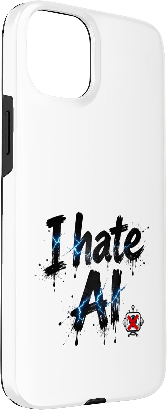 I Hate Ai Case for iPhone 15 Plus - Image 3