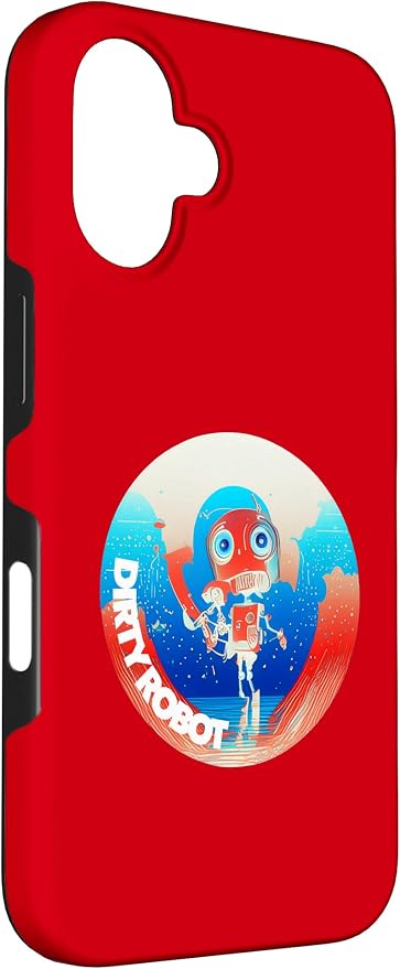 Dirty Robot my computer friend brand AI computing code cobot Case for iPhone 16 - Image 3