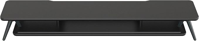 Fenge Dual Monitor Stand, Monitor Stands Riser for 2 monitors, 42.5 Inch Wood Desk Shelf with Storage Organizer and Cable Management for Office Desk Accessories - Image 6