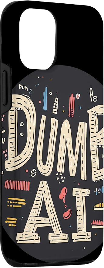iPhone 12/12 Pro Dumb AI Stamp Costume Case - Image 3