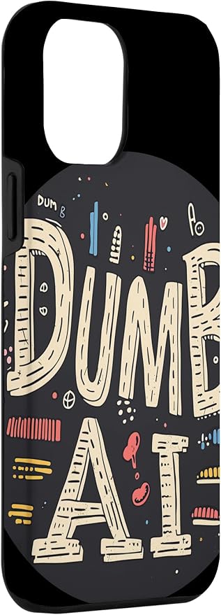 iPhone 14 Pro Max Dumb AI Stamp Costume Case - Image 3