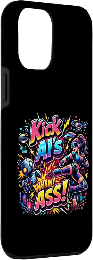 Tech Human vs AI Case for iPhone 12 Pro Max - Image 3