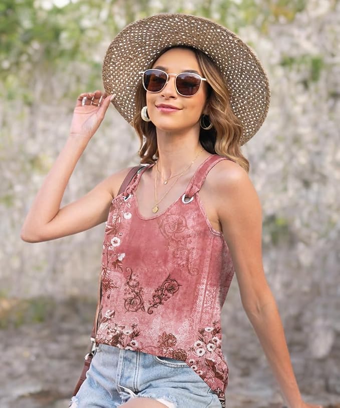 Disamer Womens Tank Tops 2026 Loose Fit Casual Summer Spaghetti Strap Trendy Spring Cute Lace Sleeveless T Shirts - Image 10
