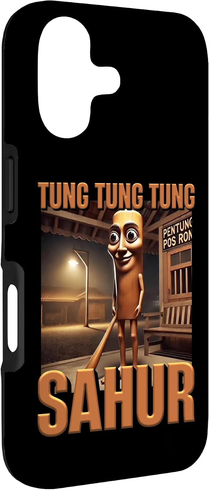 Internet Hilarious Meme AI Character Tung Tung Tung Sahur Case for iPhone 17 - Image 3