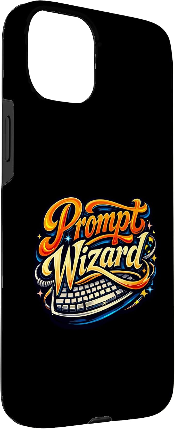 Prompt Wizard AI Retro Keyboard Case for iPhone 15 Plus - Image 3