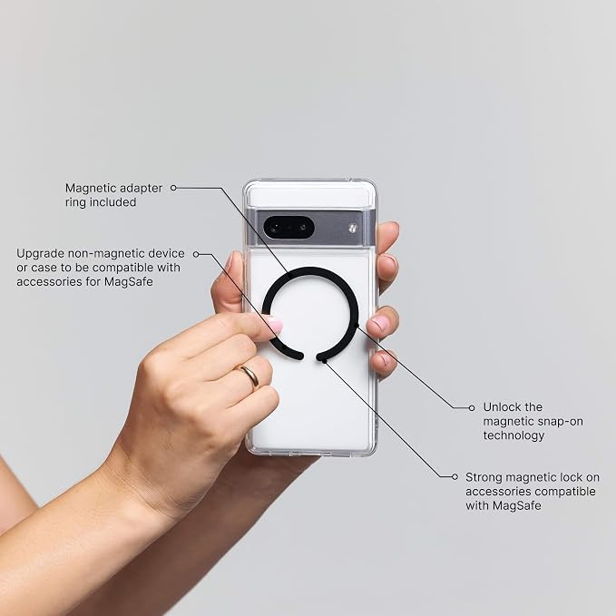 Humanoid Heart Funny Cute Embodied AI Bot Robot Being Fan PopSockets PopWallet for MagSafe - Image 6