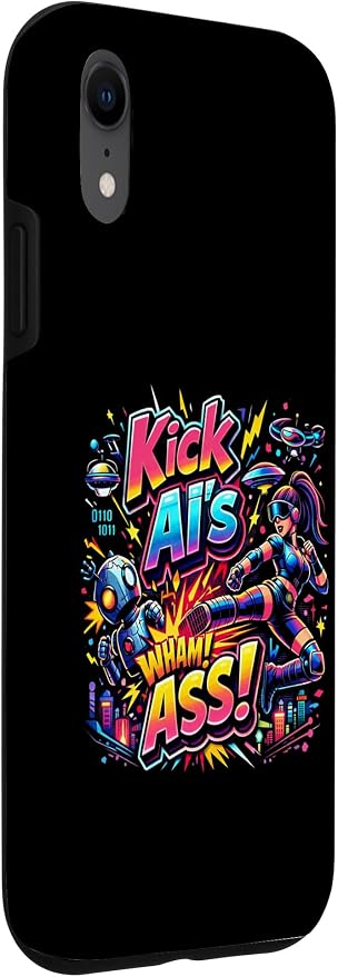 Tech Human vs AI Case for iPhone XR - Image 3