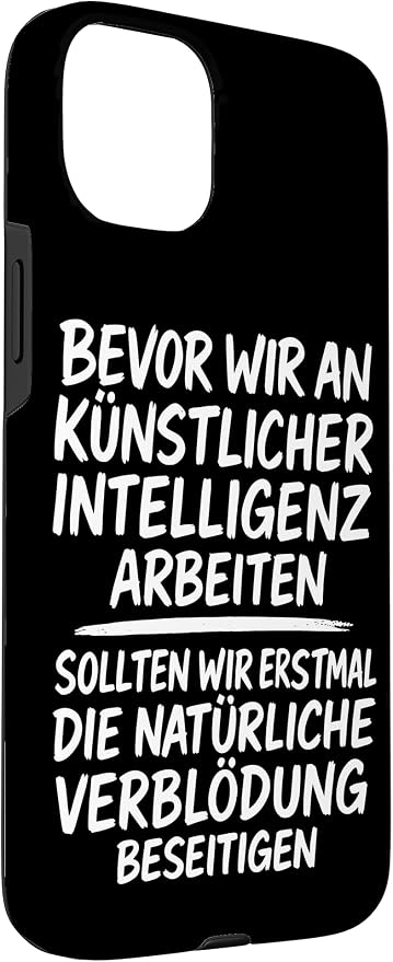 Fix Stupidity First – AI Can Wait Case for iPhone 15 Plus - Image 3