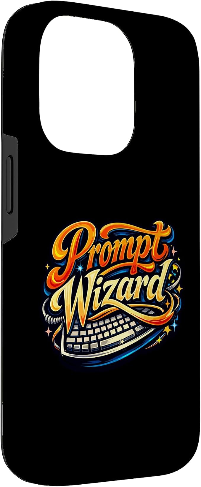 Prompt Wizard AI Retro Keyboard Case for iPhone 14 Pro - Image 3