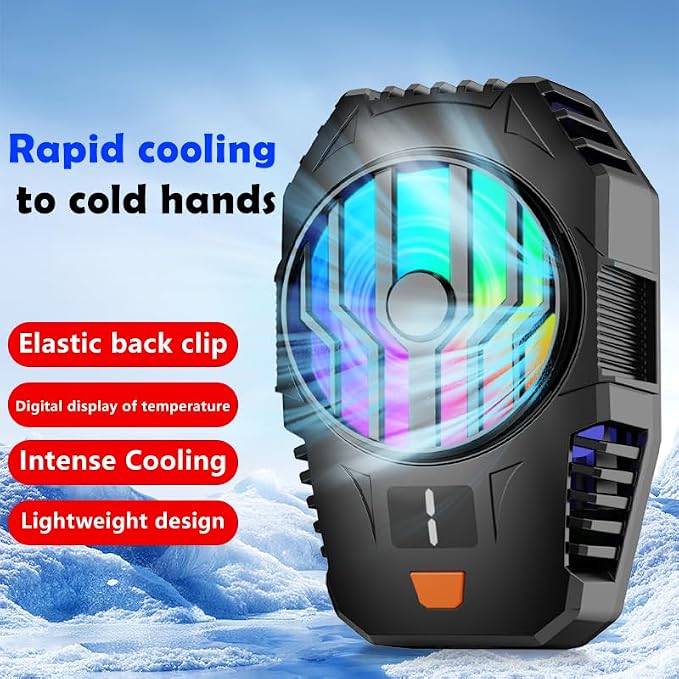 Portable Slim Phone Cooling Pad, USB Low Noise Phone Cooler Mat for iPhone Android Samsung, Non-Slip Heat Dissipation Pad for Gaming Travel Car Desk Video Calls - Image 9