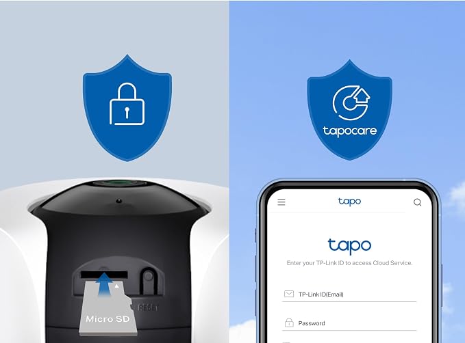 TP-Link Tapo 2K QHD Pan/Tilt Wi-Fi Camera | Apple HomeKit | Physical Privacy Mode | Color Night Vision | Motion Tracking | 2-Way Audio | Local/Cloud Storage | Works w/Alexa&Google Home | (Tapo C225) - Image 11