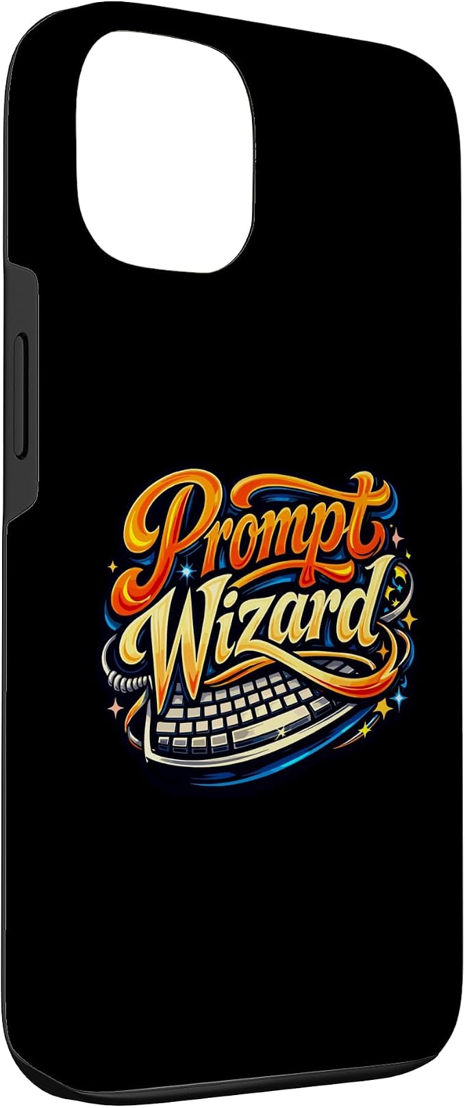 Prompt Wizard AI Retro Keyboard Case for iPhone 13 - Image 3