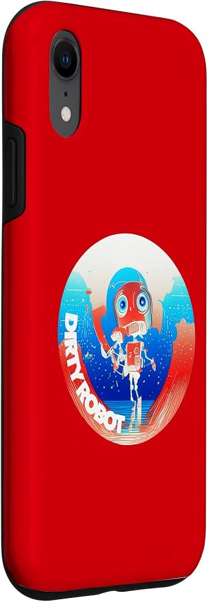 Dirty Robot my computer friend brand AI computing code cobot Case for iPhone XR - Image 3