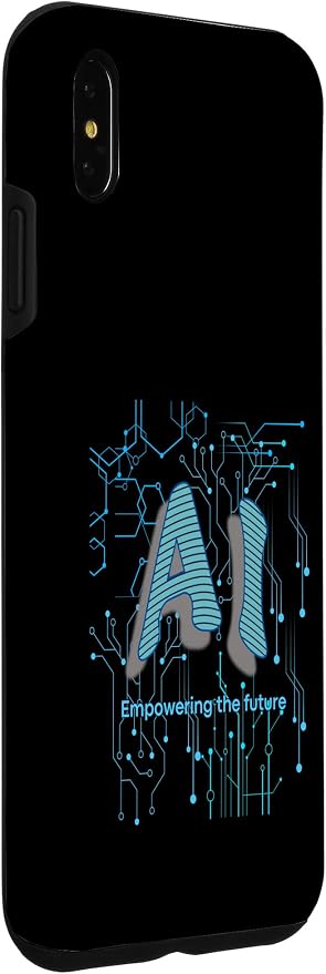 AI Circuit Board Tech Design for programmers & Engineers Case for iPhone XS Max - Image 3