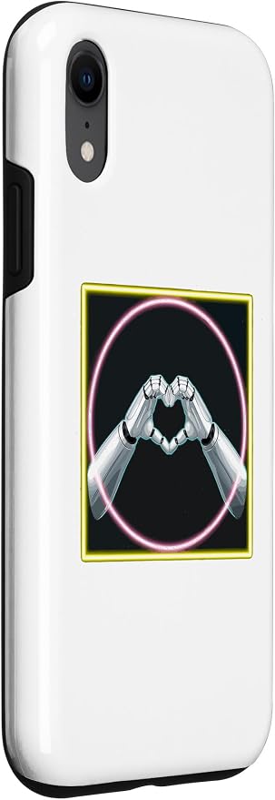 iPhone XR Hand Heart AI Robot | Hands Robot Shirt Case - Image 3