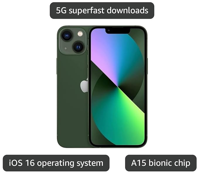 Apple iPhone 13, 512GB, Green - Unlocked (Renewed) - Image 3